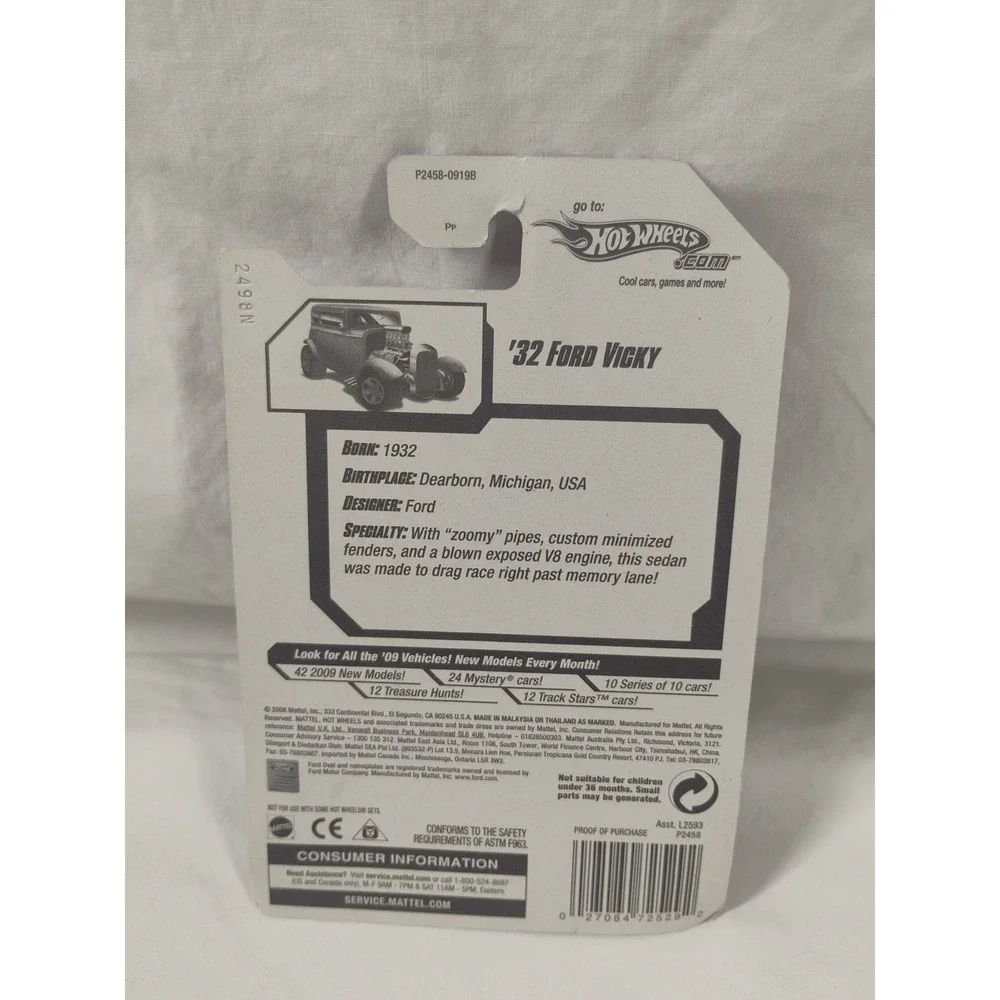 2009 Hot Wheels '32‎ Ford Vicky 2/10 Rebel Rides Series 138/190